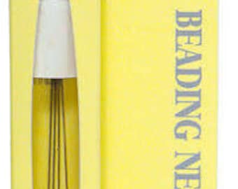 TULIP® Needles, Size 11, 4 needles, packaged corked glass vial, Gold tipped, rounded eye for strength