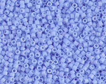 DB1587,  11/0 Miyuki Delica Seed Beads, Matte Opaque Agate Blue, , 7.2 grams