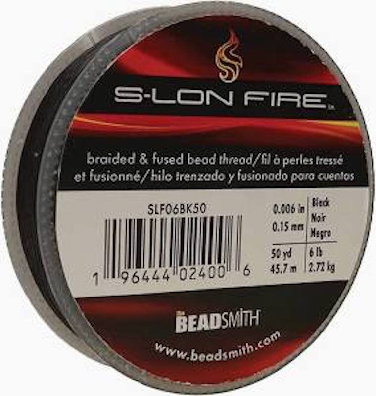 4lb Smoke Berkley FireLine micro fused braided bead thread, 50 yards, 125  yards, 300 yards