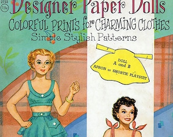 Designer Paper Dolls Vintage 1951 Paper Doll Clip Art Create Your Own Paper Dolls Paper Doll Templates PDF Printable JPEG files Digital