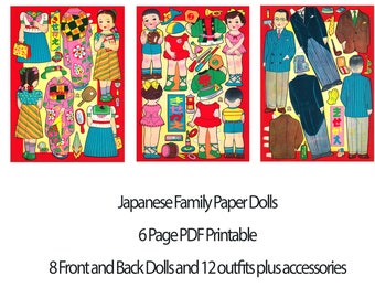 Make Japanese Paper Craft Doll Washi Doll book from Japan