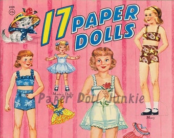 Paper dolls 1950s and 1960s deals
