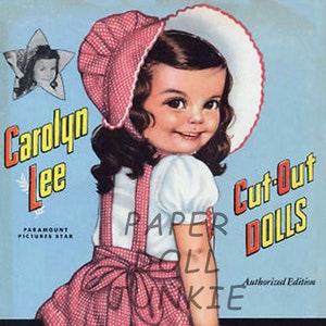 Carolyn Lee Vintage Papierpuppen Clip Art Queen Holden Sofortiger Download Druckbare digitale Papierpuppen PDF und JPEG 1940er Jahre Große Puppen Retro