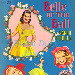 Belle of the Ball Bambole di carta - Bambole di carta vintage - Download istantaneo Bambole di carta - Clip Art - Ragazze glamour