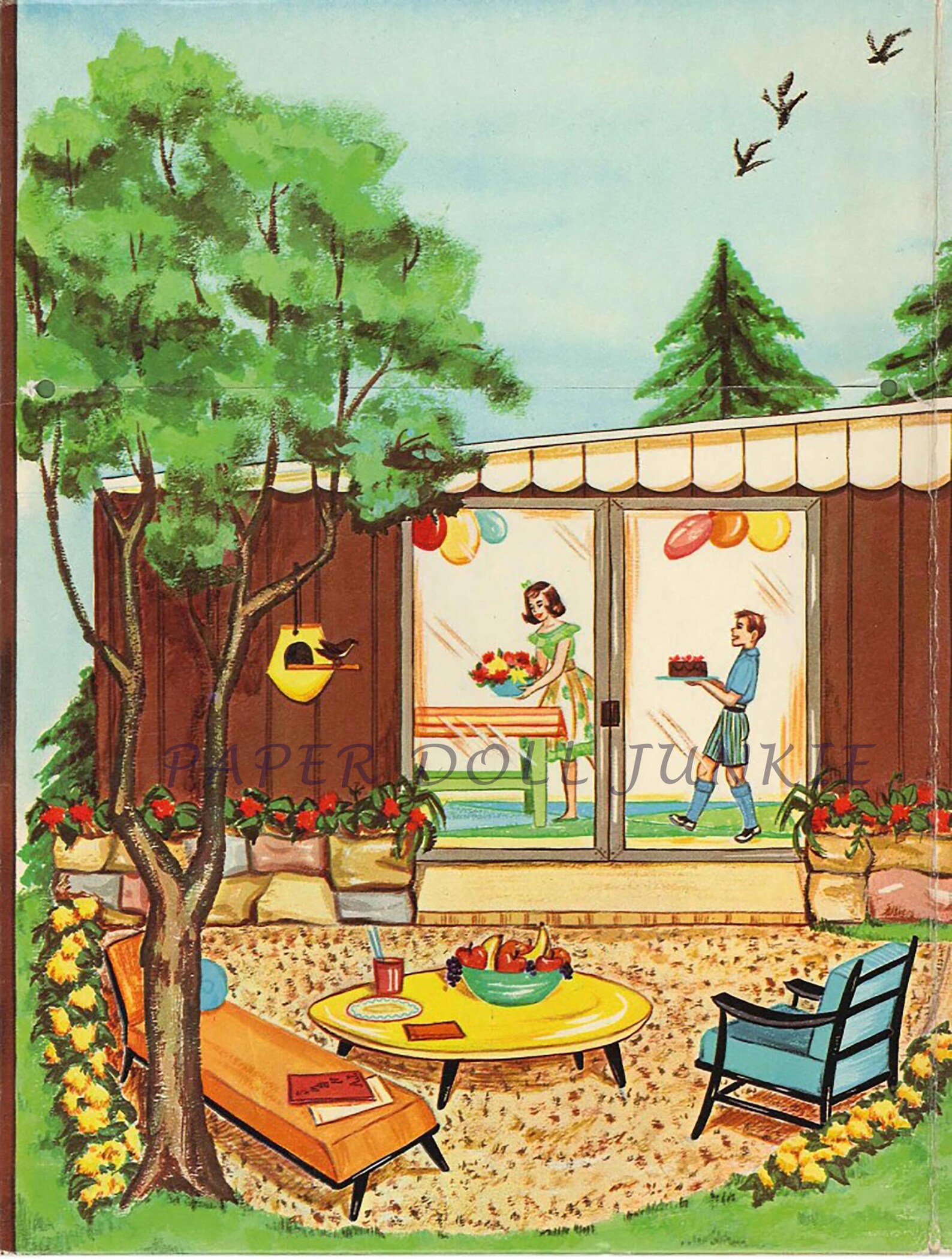 PDF Paper Dolls Printable 1960 the Happy Family Paper Dolls Etsy