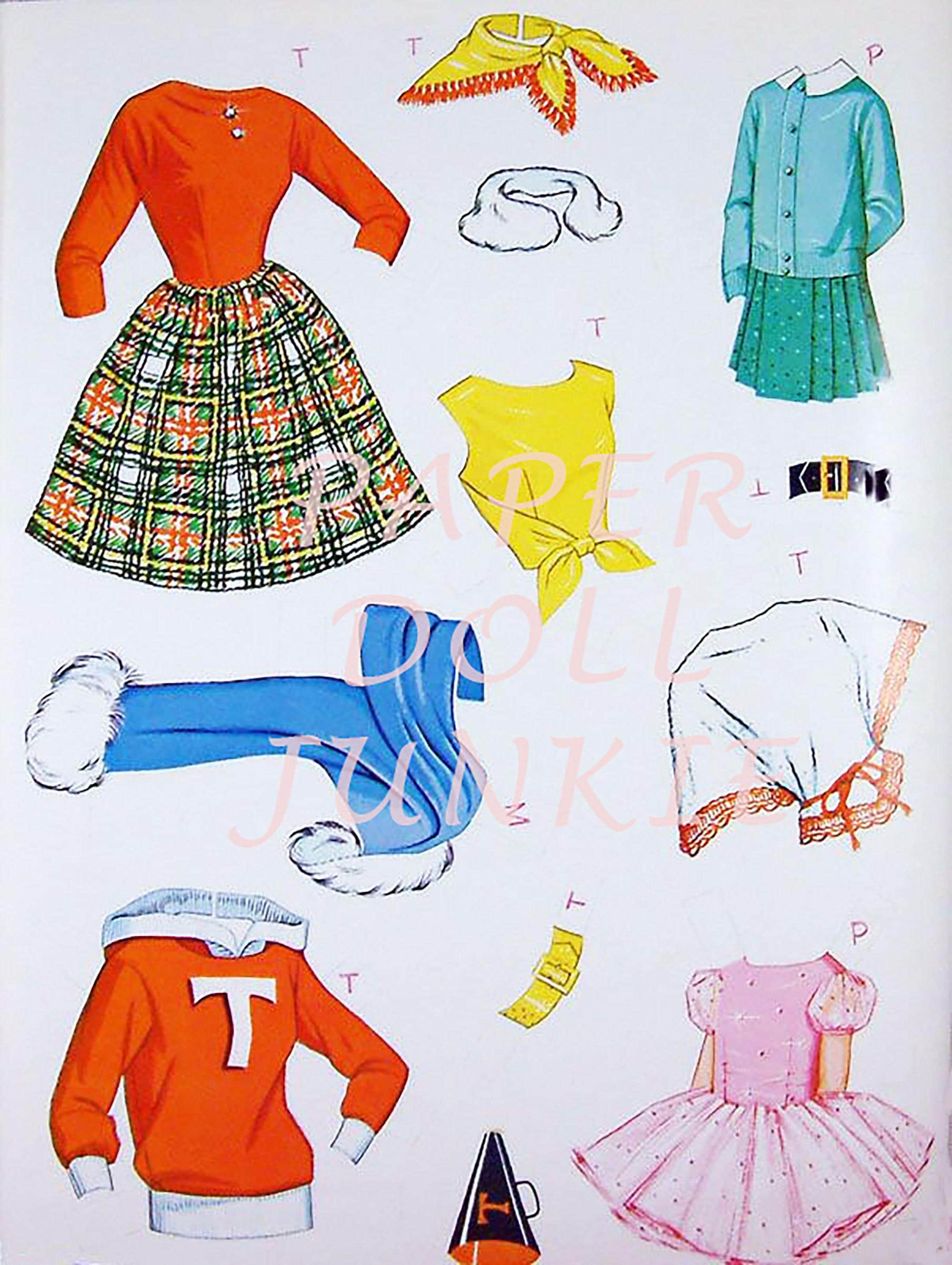 Tammy and Her Family Vintage Paper Dolls Instant Download