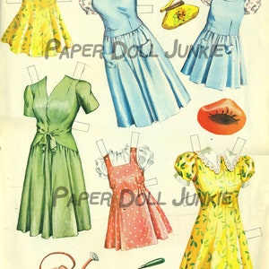 Vintage Paper Dolls, 1940s Paper Dolls Printable Paper Dolls - Etsy