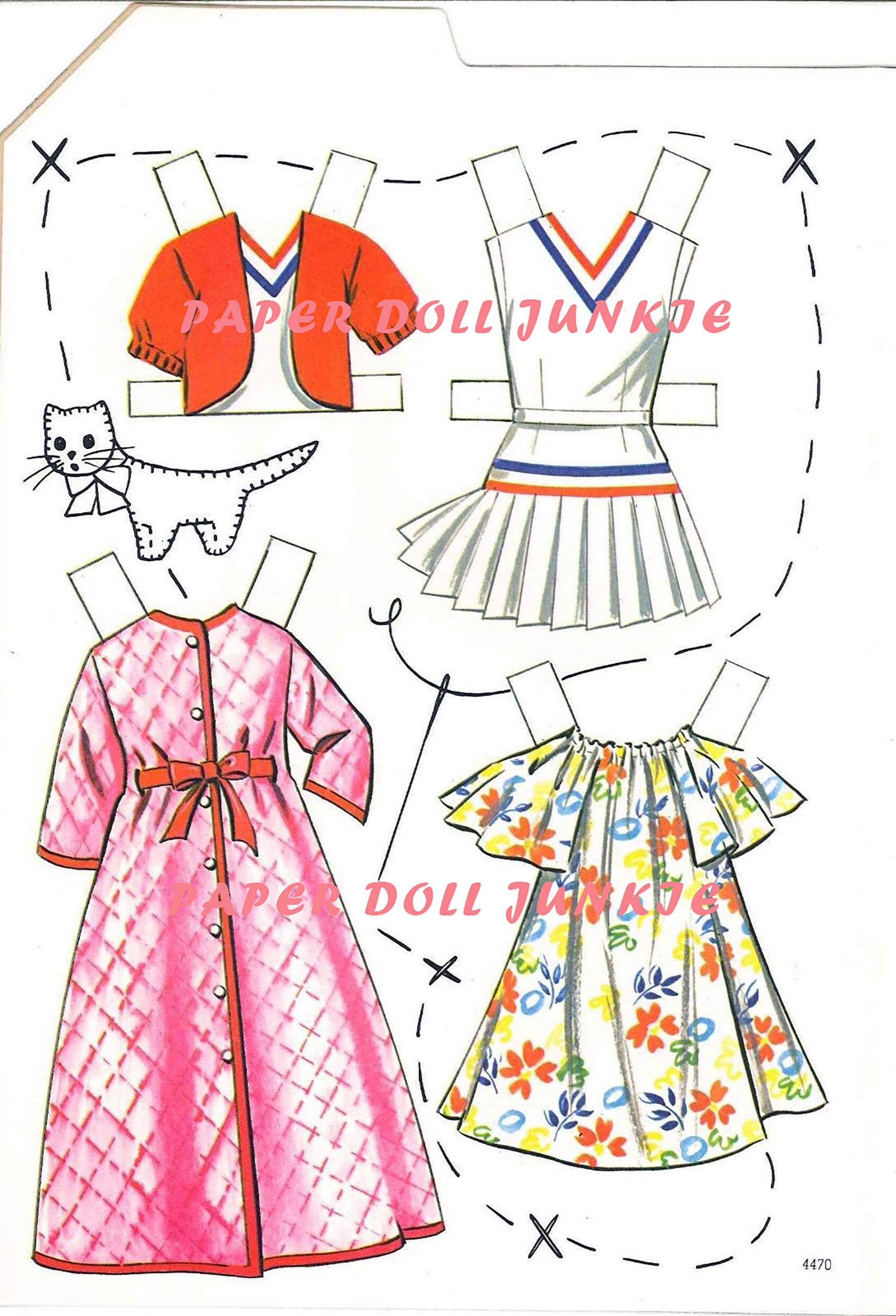 Vintage Betsy Mccall Paper Doll Book Printable Paper Dolls Instant ...