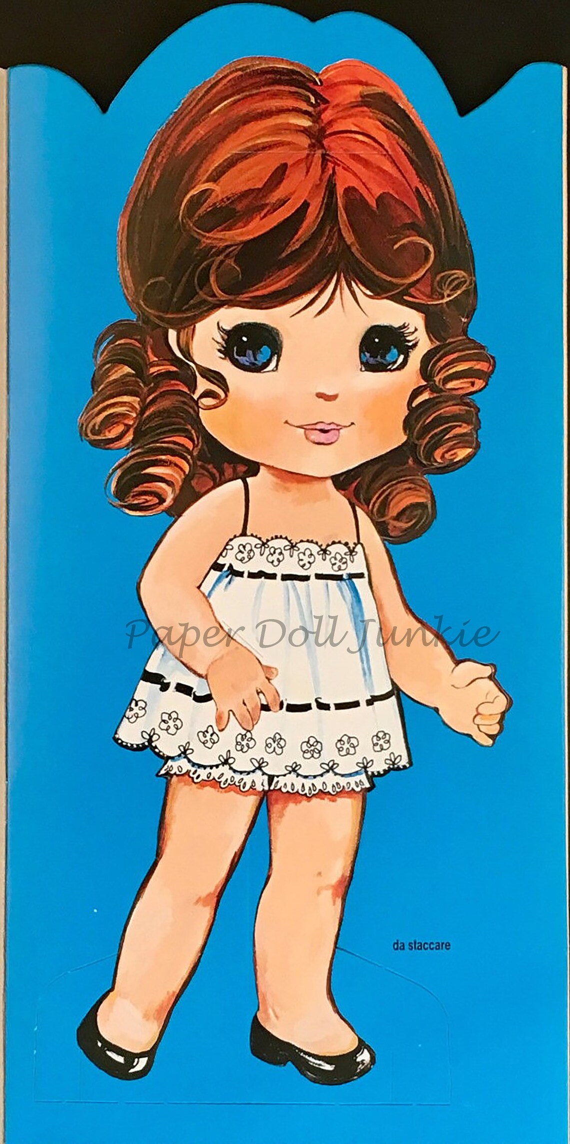 Vintage Paper Doll Italian Paper Doll Printable PDF JPG Lucia Etsy