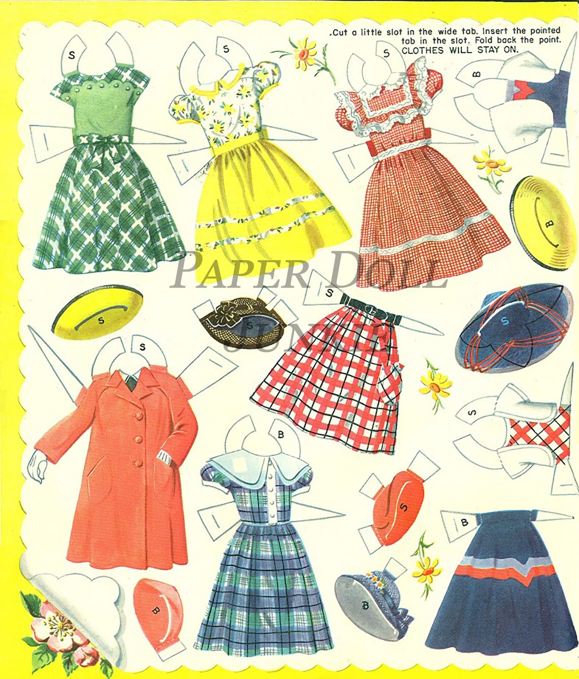 Happy Birthday Vintage Paper Dolls 1952 Paper Dolls | Etsy