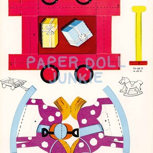 Vintage Paper Doll - Baby First Step - 1965 Paper Doll - Instant Download Printable PDF and JPEG files - Doll Clip Art image 8