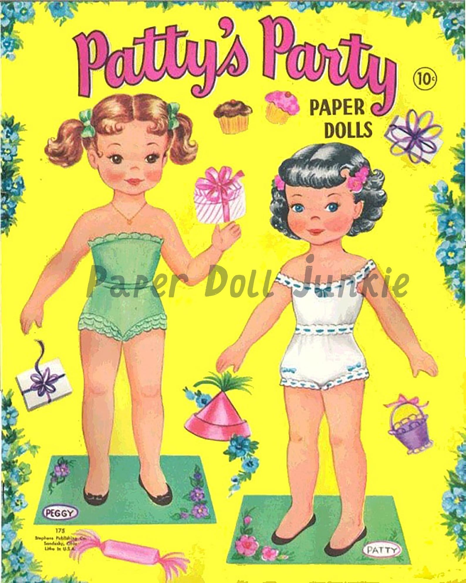 Vintage Paper Dolls Printables Instant Download Paper Doll Etsy