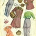 Vintage Paper Dolls, 1940s Paper Dolls Printable Paper Dolls - Etsy