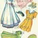 PDF PRINTABLE, Instant Download School Girl Paper Doll Set Vintage ...