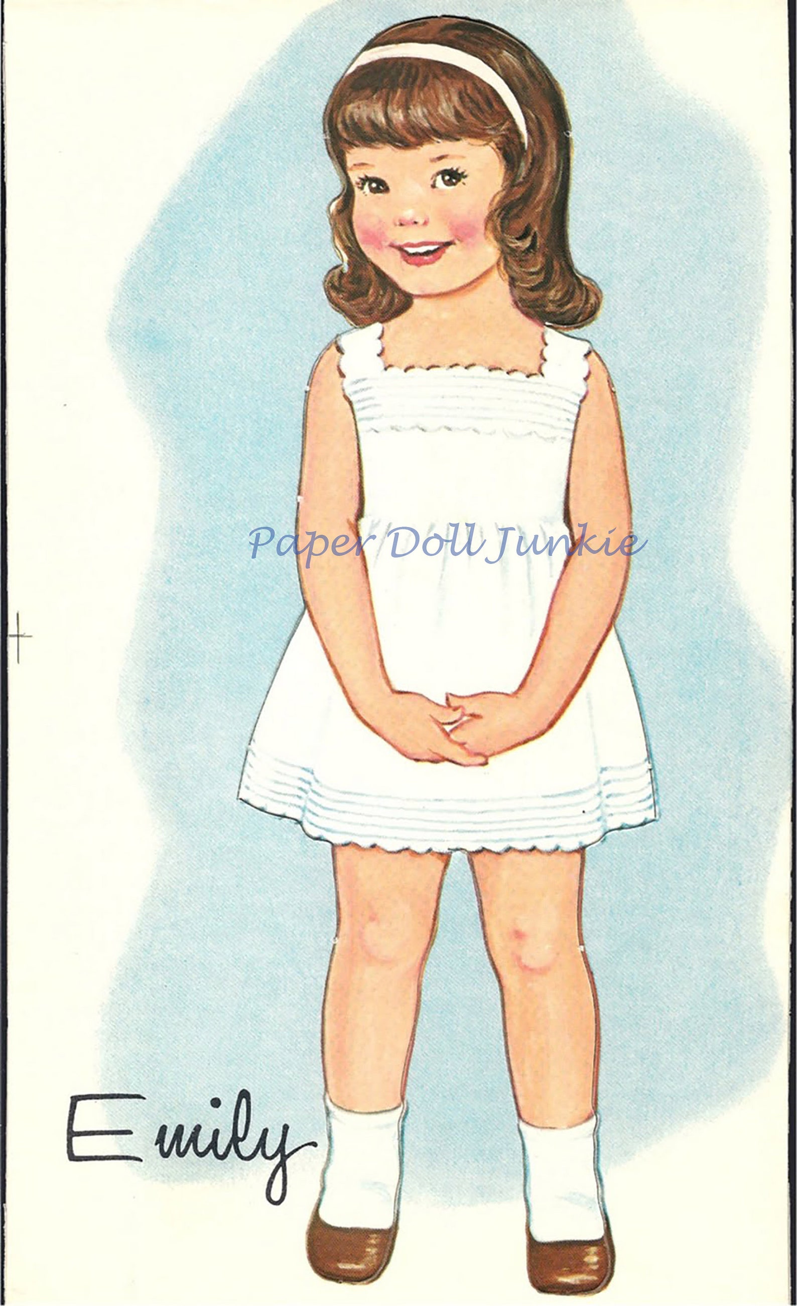 1961 Emily Paper Doll Set, Vintage Printable Clip Art (PDF & JPEG) - Etsy