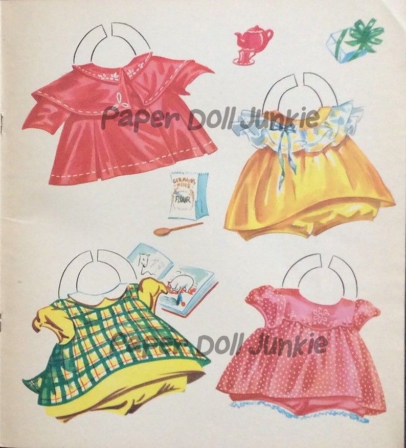 Vintage 1940s Printable Paper Dolls - Etsy