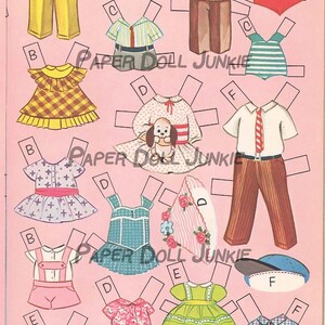 A Dozen Cousins Downloadable Paper Dolls 1960 Vintage Paper Dolls ...