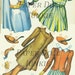 PDF PRINTABLE, Instant Download School Girl Paper Doll Set Vintage ...