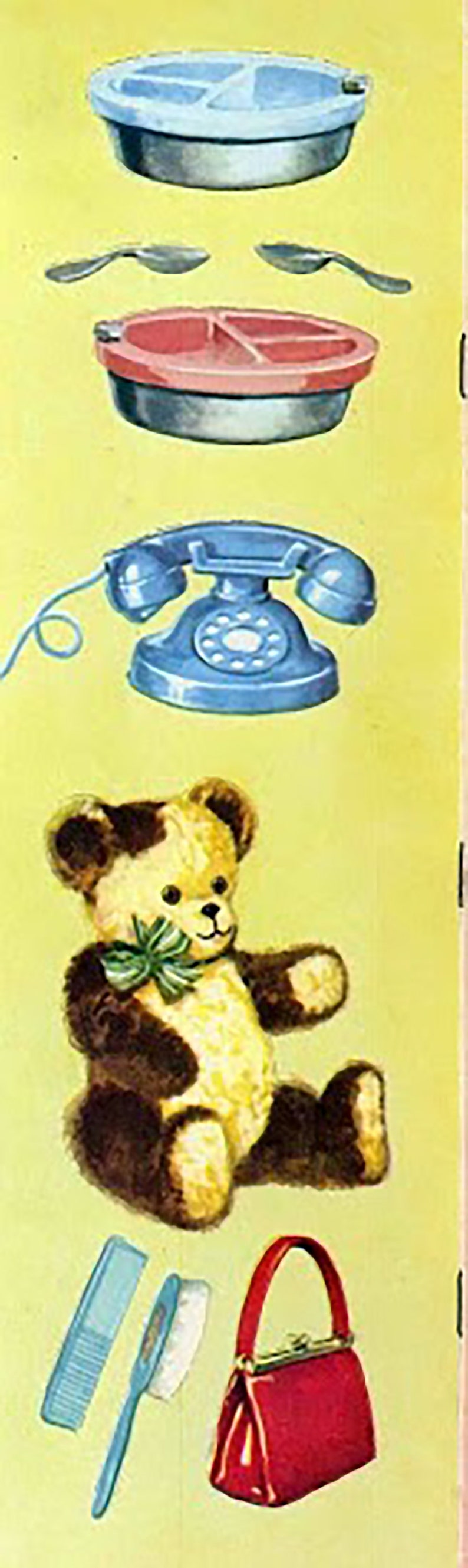 Vintage Paper Dolls 1950s Printable Paper Dolls Baby Etsy