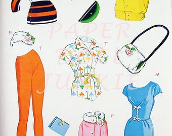 Tammy and Her Family Vintage Paper Dolls Instant Download