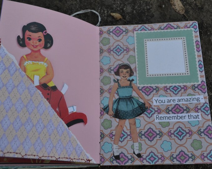 Paper Doll Journal Paper Doll Junk Journal Paper Dolls Smash Etsy