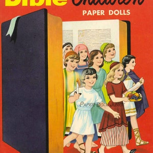 Bibel Kinder Papierpuppen, Vintage Papierpuppe Printables PDF und JPEG Sonntagsschule Printables Digitaler Download Bibelgeschichten Figuren