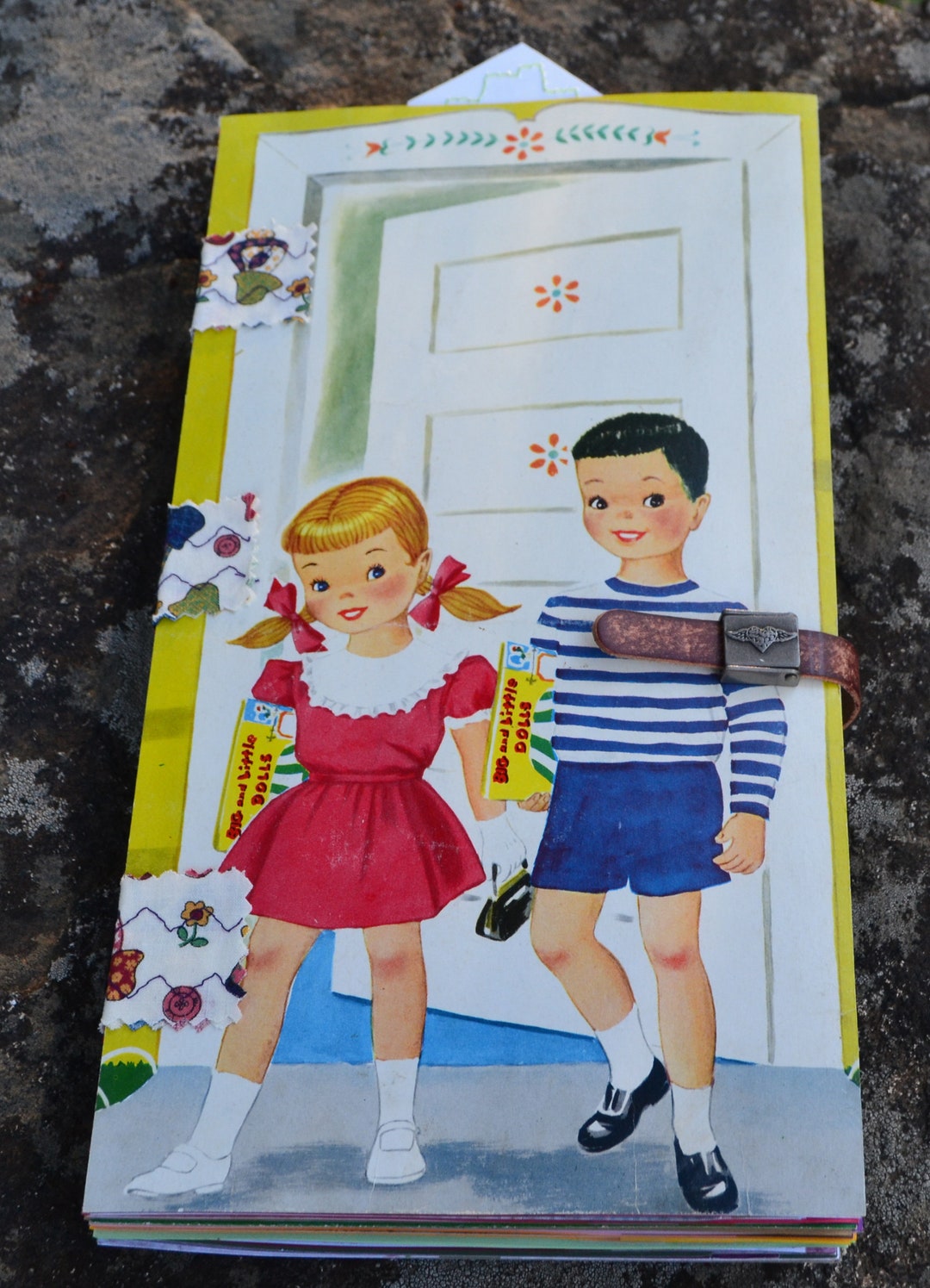 Paper Doll Journal Junk Journal Handmade Journal Paper Doll Crafts Etsy