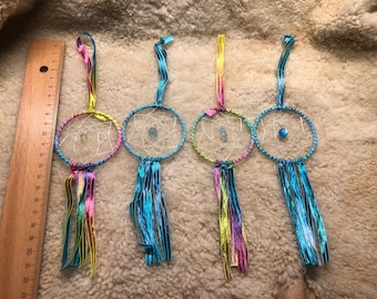 Dreamcatchers "Rainbow" and "BluSky", small talismans or gifts for loved ones
