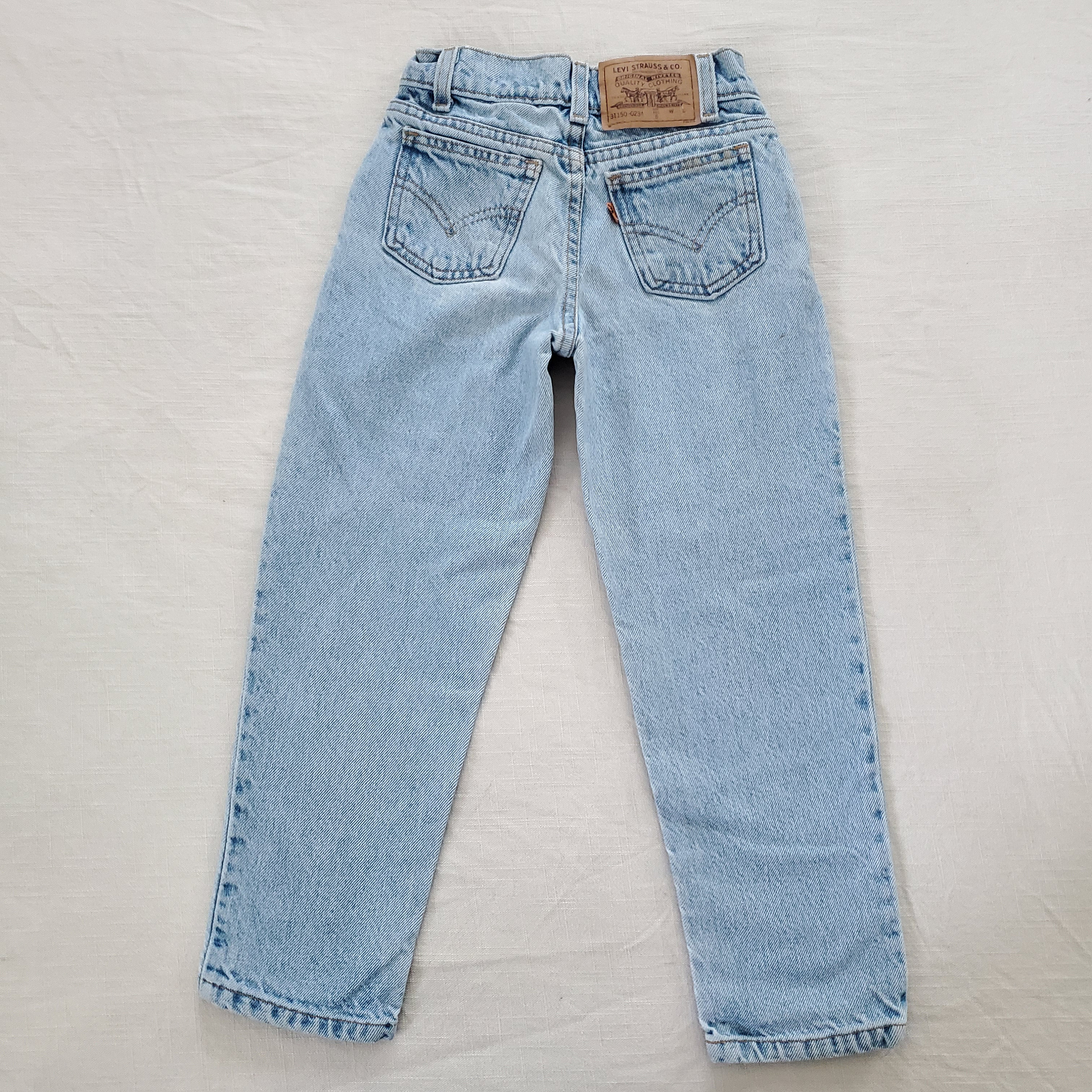 Vintage Levi's Light Wash Jeans Orange Tab Kids 6 - Etsy