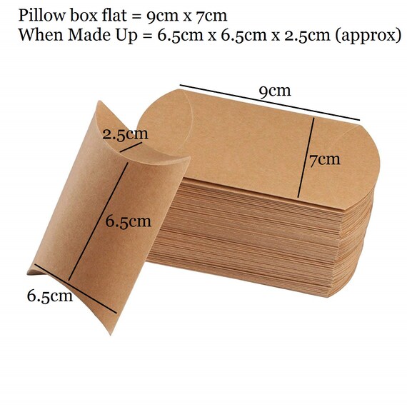Mini Jewellery Display Pillow Boxes Favour Small Gift Boxes Etsy