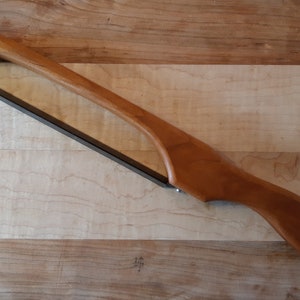 CHERRY BREAD KNIFE, wood Wooden Bread Knife, Fiddle Bow Bread Knife, Wood Bread Knife, baking bread, flour, mothers day gift,bread recipe