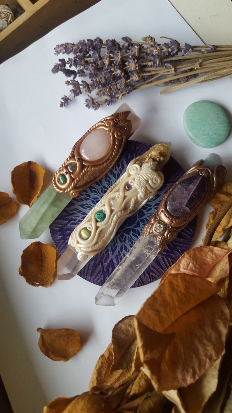 Custom made healing wands Etsy