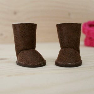 PDF Tutorial Boots Doll / Doll Booties 4cm/1.5 / Pattern Shoes Doll Sewing / Clothes Pattern / How To Make Shoes Dolls / DIY image 4