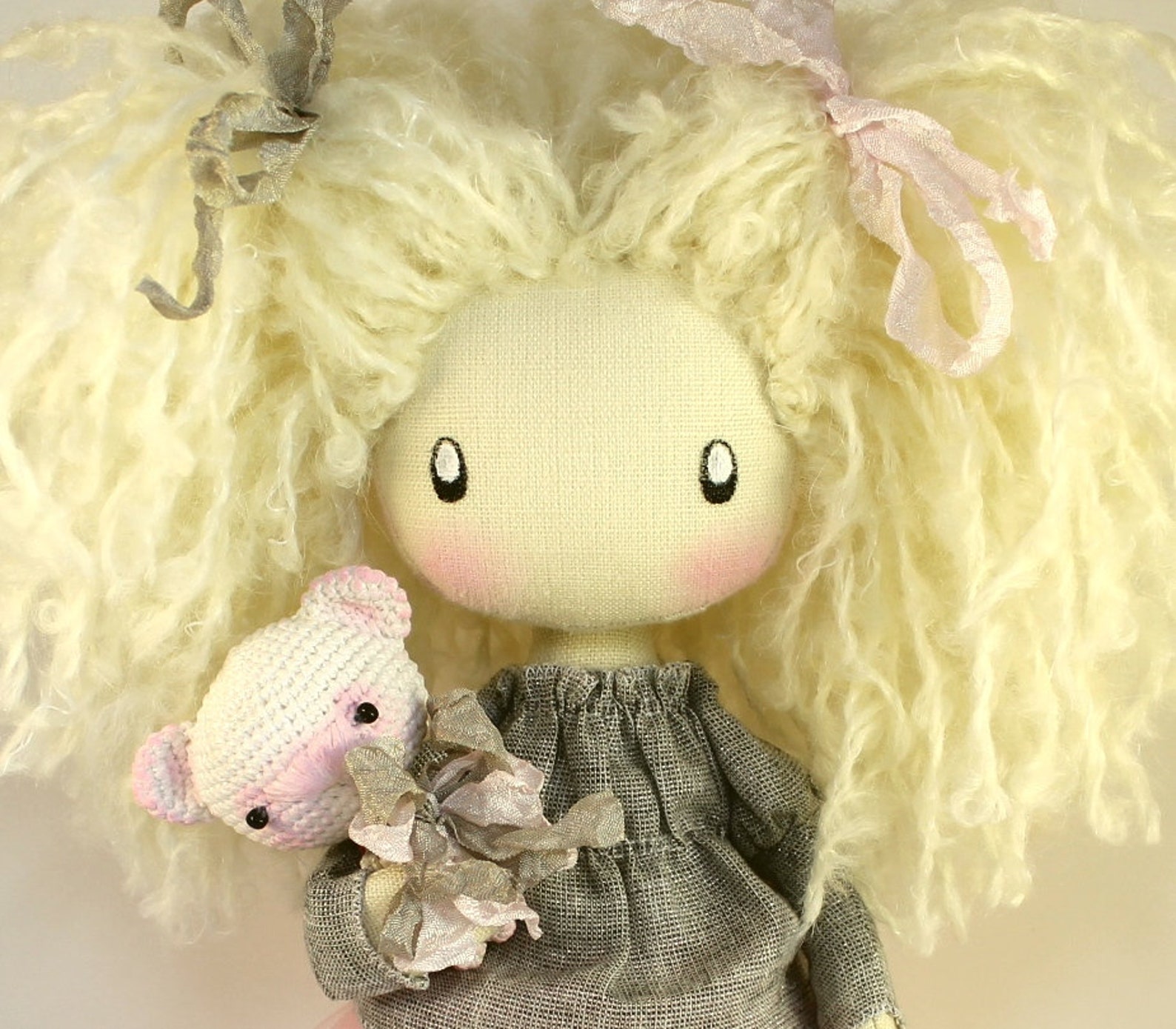 How to Make Doll Hair Rag Doll Hair Yarn Making Make Your Etsy