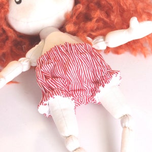 Doll Clothes Pattern, Panties Doll, Make Your Own Doll, Rag Doll, Textile Doll, Cloth Handmade Doll, Doll Clothing, Bloomer Cute Doll, PDF image 3