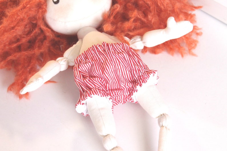 Doll Clothes Pattern, Panties Doll, Make Your Own Doll, Rag Doll, Textile Doll, Cloth Handmade Doll, Doll Clothing, Bloomer Cute Doll, PDF image 3