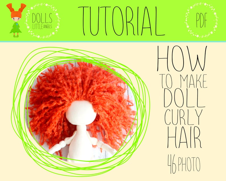 How to Make Doll Hair Rag Doll Hair Yarn Making Make Your Etsy Canada