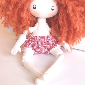 Doll Clothes Pattern, Panties Doll, Make Your Own Doll, Rag Doll, Textile Doll, Cloth Handmade Doll, Doll Clothing, Bloomer Cute Doll, PDF image 2