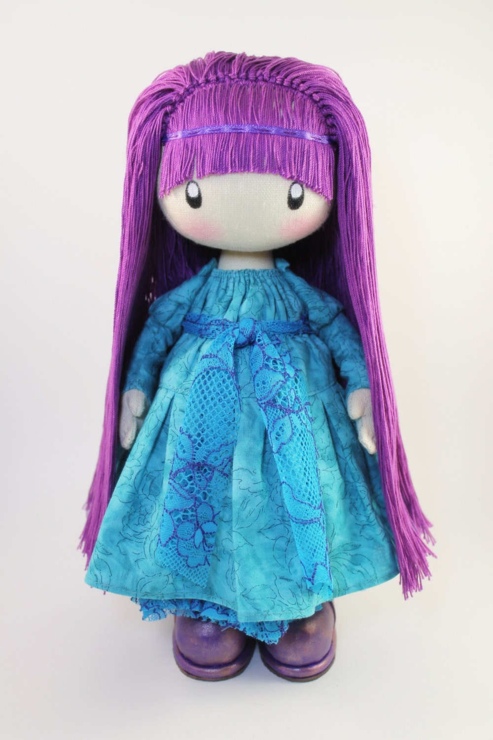 How to Make Doll Hair Rag Doll Hair Yarn Making Make Your Etsy
