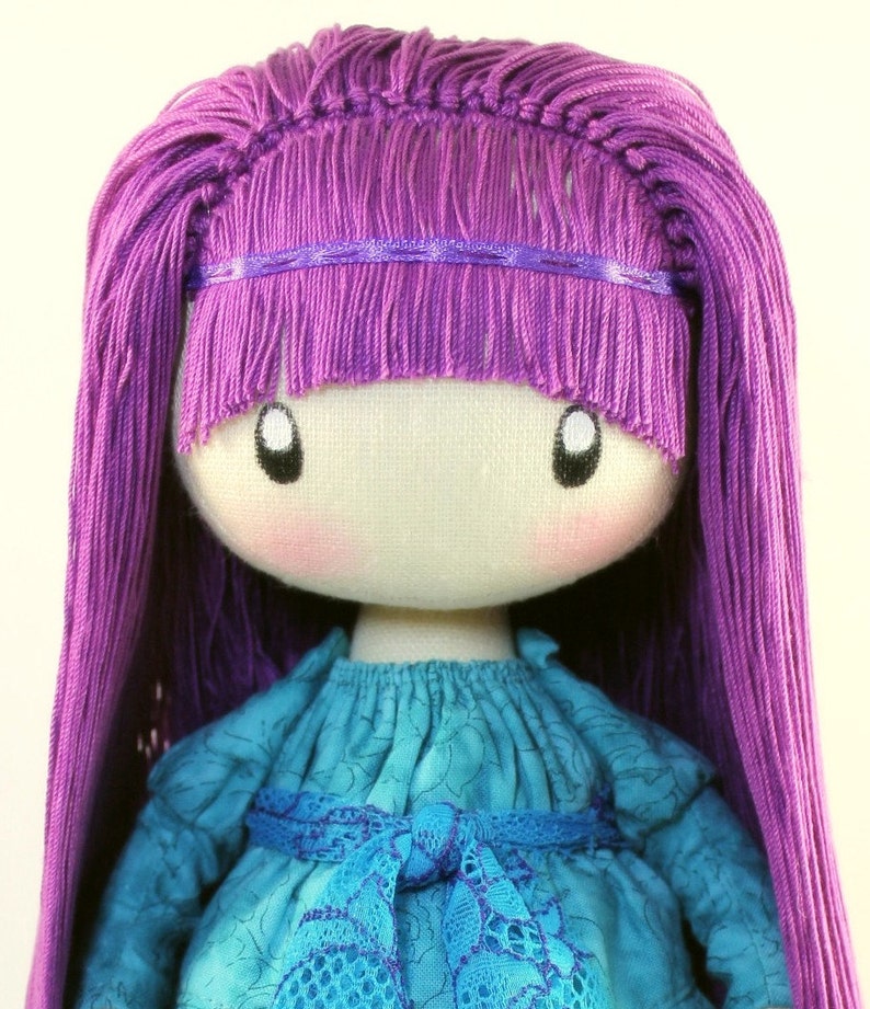 How to Make Doll Hair Rag Doll Hair Yarn Making Make Your Etsy