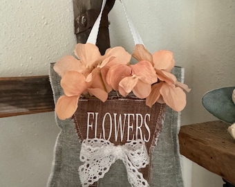 Hanging Flower Pillow- Flowers from your littles