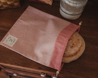 Sourdough Bread Bag- Linen bread bag- linen bag- bread bag