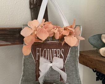 Hanging Flower Pillow- Flowers from your littles