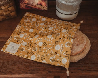 Sourdough Bread Bag- cotton bread bag- linen bag- bread bag