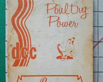 Poultry Power Distressed Diet Control Centers Recipe Booklet 1973 Union NJ