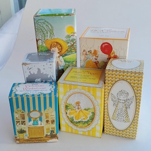 Empty Avon Boxes Vintage Cologne and Bath Oil Just Packages No Bottles Lot of 6 -scroll down for full description