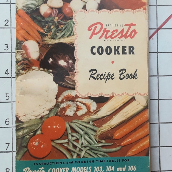 Presto Vintage Pressure Cooker Etsy