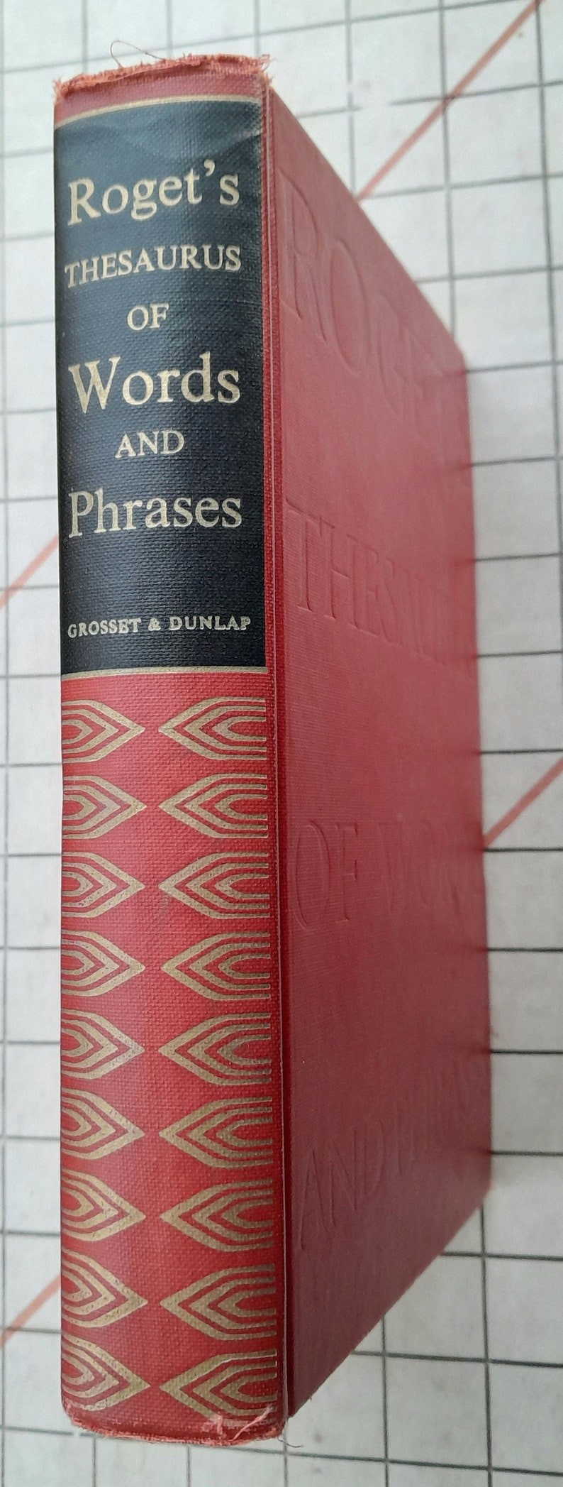 Roget's Thesaurus of Words and Phrases, 1947 Hard Cover Edition, Cover