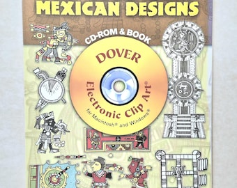 Pre Columbian Mexican Designs with No CD ROM, Dover Publications Softcover
