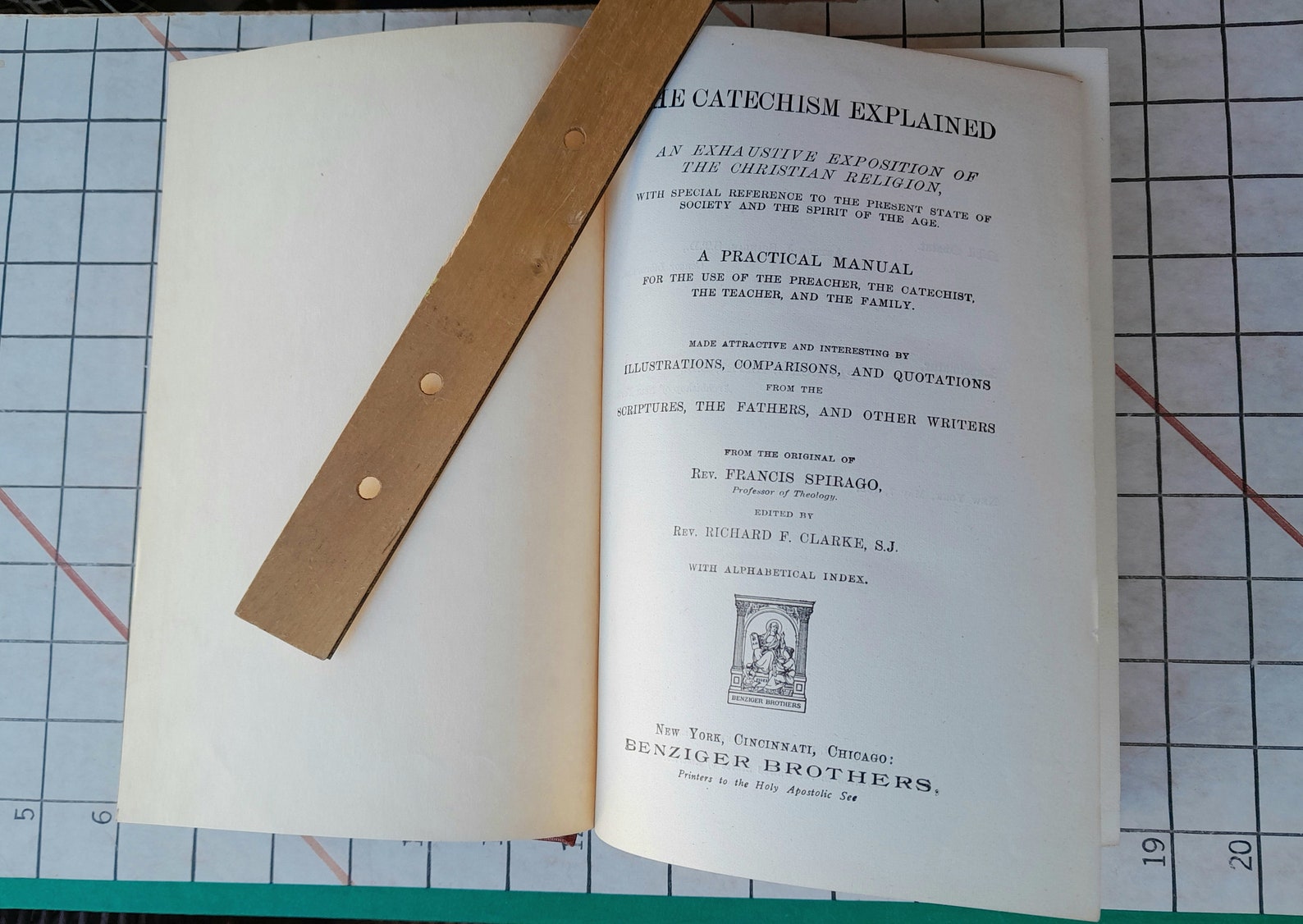 The Catechism Explained by Spirago and Edited by Clarke 1927 Etsy